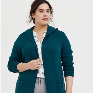 Plus Size Torrid Cardigan with Hood
